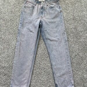 BDG Women’s Lilac Wash Blue Jeans Zip Fly High Rise Carpenter Straight Sz 29/30